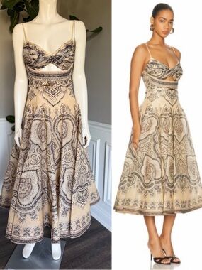 Zimmermann Luna Twist Mini Dress Sz 0 NWT $2200
